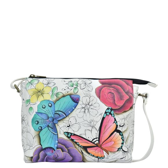 Slim Medium Crossbody, Floral Paradise  decoding=